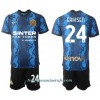 Conjunto (Camiseta+Pantalón Corto) Inter Milan Christian Eriksen 24 Primera Equipación 2021/22 - Niño